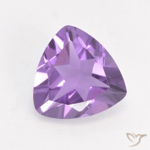 1.44ct 天然 鸢尾紫 紫水晶, 胖三角形, VS