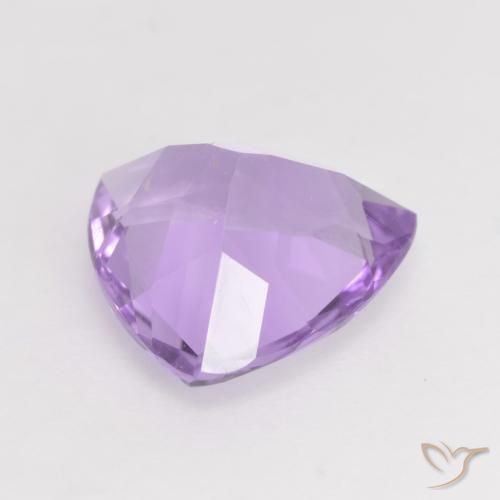 2.58克拉天然紫水晶，胖三角形，VS