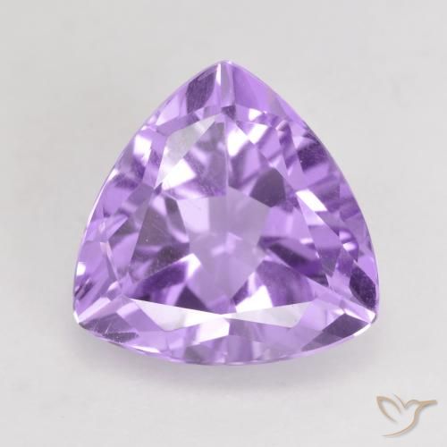 2.89ct 天然 中紫 紫水晶, 胖三角形, VVS-VS