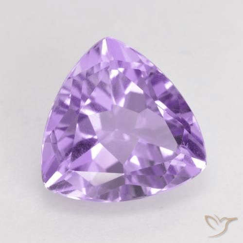 2.89克拉天然紫水晶，胖三角形，VVS-VS