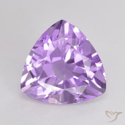 2.74ct 天然 深鸢尾紫 紫水晶, 胖三角形, VVS-VS