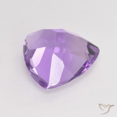 2.74克拉天然紫水晶，胖三角形，VVS-VS