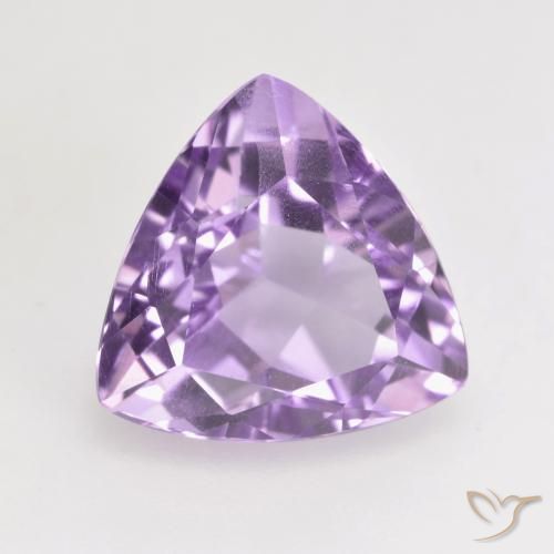 3.07克拉天然紫水晶，胖三角形，VS