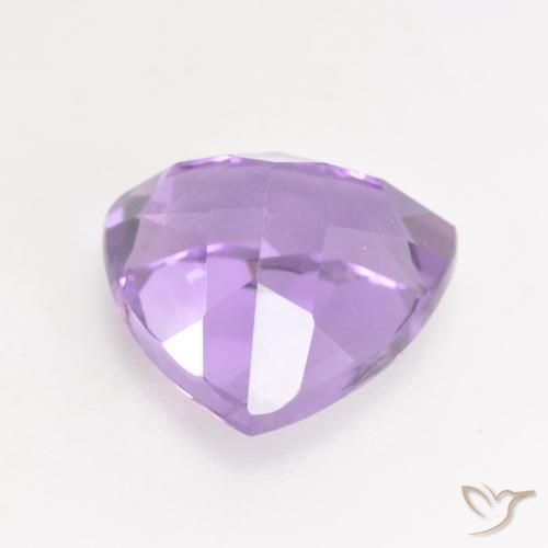 3.07克拉天然紫水晶，胖三角形，VS