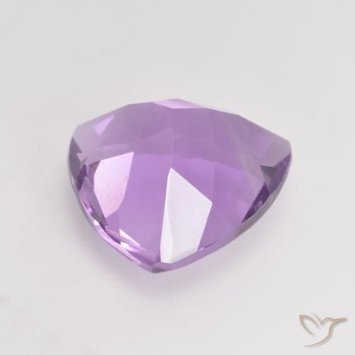 2.89克拉天然紫水晶，胖三角形，VS