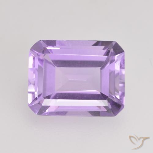 2.10ct 天然 中紫 紫水晶, 祖母绿式切割, VVS-VS