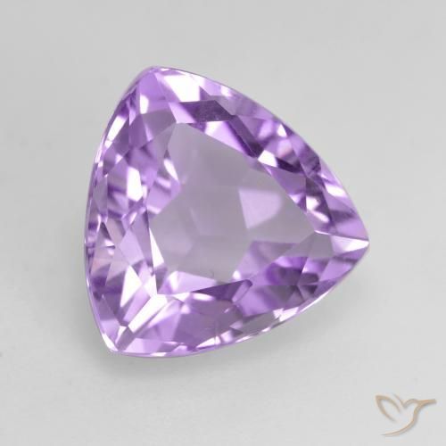 3.12克拉天然紫水晶，胖三角形，VS