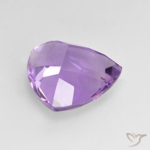 2.94克拉天然紫水晶，胖三角形，VS