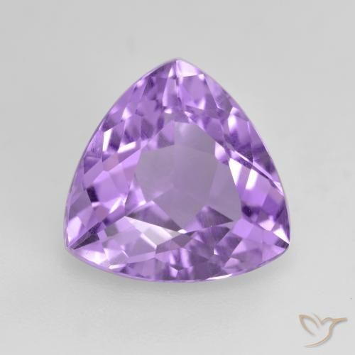 3.00克拉天然紫水晶，胖三角形，VS