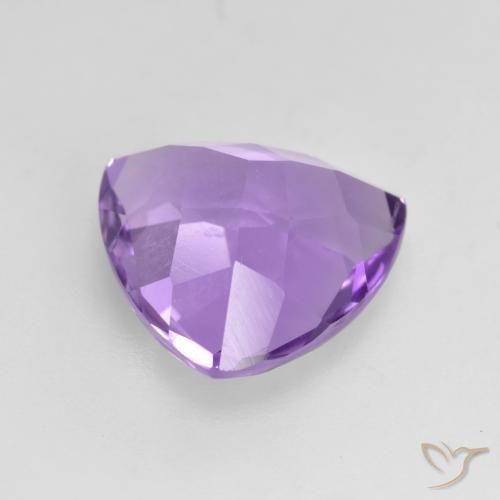 3.00克拉天然紫水晶，胖三角形，VS