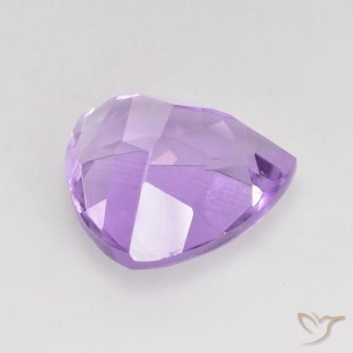 2.94克拉天然紫水晶，胖三角形，VVS-VS