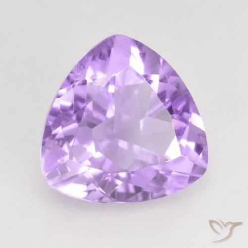2.97克拉天然紫水晶，胖三角形，VVS-VS