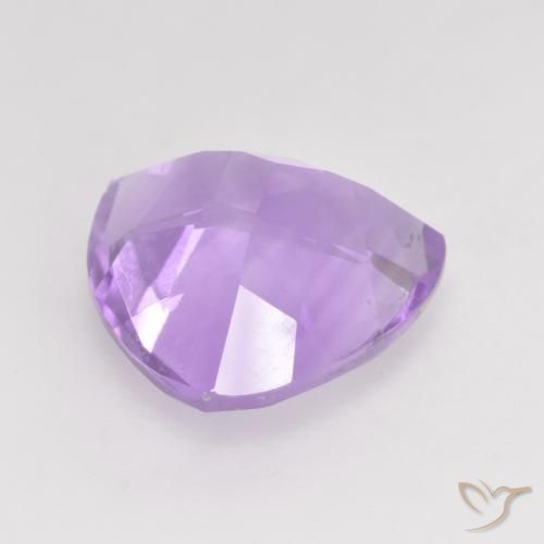 2.97克拉天然紫水晶，胖三角形，VVS-VS