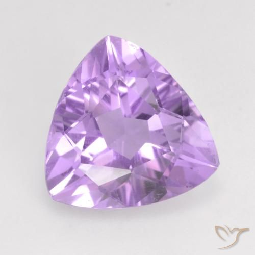 2.59ct 天然 明亮的粉紫色 紫水晶, 胖三角形, VVS-VS