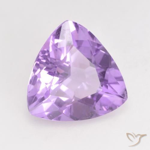 2.59克拉天然紫水晶，胖三角形，VVS-VS