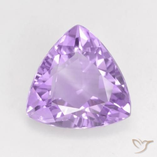 2.80ct 天然 浅紫罗兰色 紫水晶, 胖三角形, VVS-VS