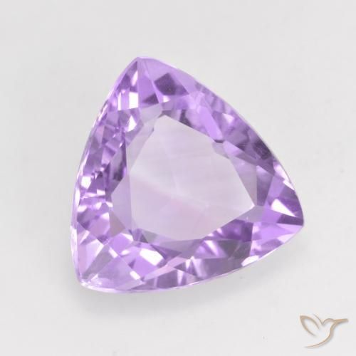 2.80克拉天然紫水晶，胖三角形，VVS-VS