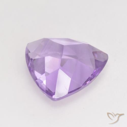 2.80克拉天然紫水晶，胖三角形，VVS-VS