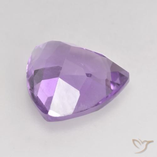 3.07克拉天然紫水晶，胖三角形，VVS-VS