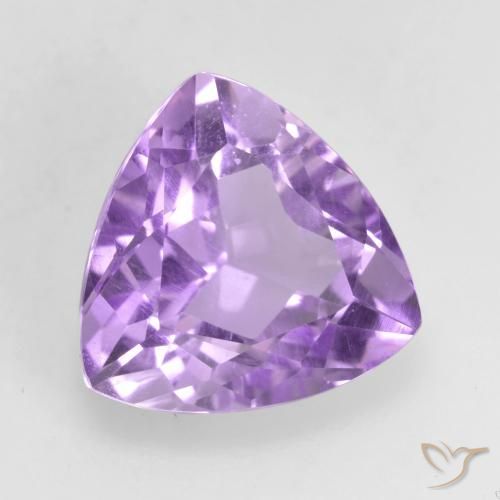 2.94克拉天然紫水晶，胖三角形，VVS-VS