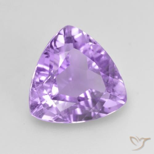 2.70克拉天然紫水晶，胖三角形，VVS-VS