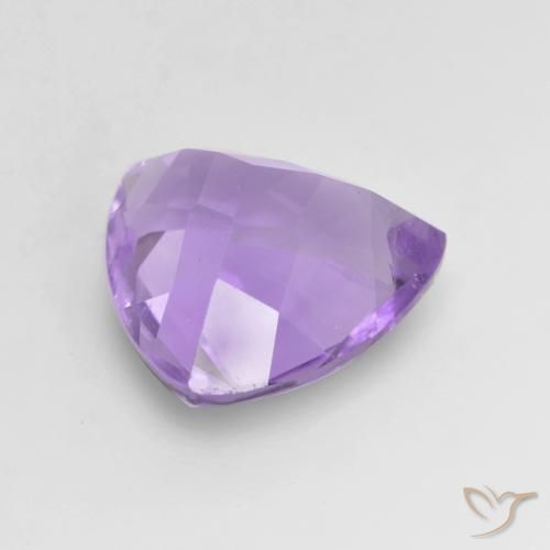 2.70克拉天然紫水晶，胖三角形，VVS-VS