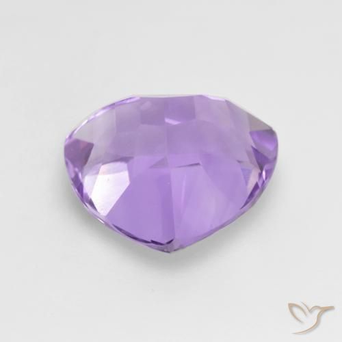 3.02克拉天然紫水晶，胖三角形，VVS-VS