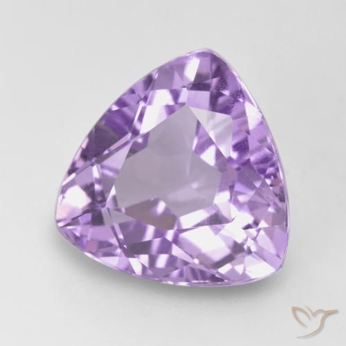 3.06克拉天然紫水晶，胖三角形，VVS-VS