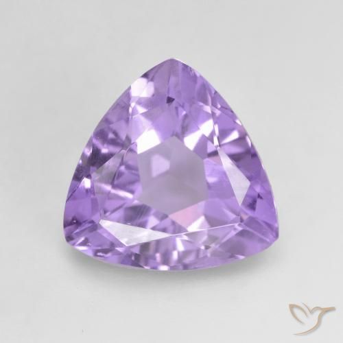 2.66克拉天然紫水晶，胖三角形，VVS-VS