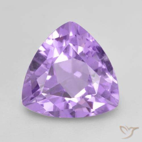 3.03克拉天然紫水晶，胖三角形，VVS-VS