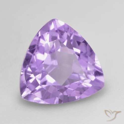 3.03克拉天然紫水晶，胖三角形，VVS-VS
