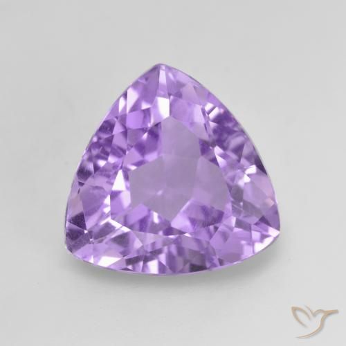 2.96ct 天然 中紫 紫水晶, 胖三角形, VVS-VS
