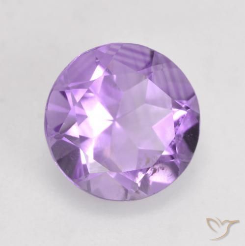 1.26克拉天然紫水晶，圆形的，VS