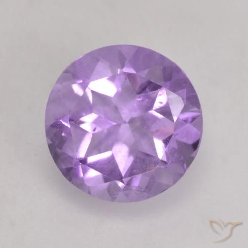 1.22克拉天然紫水晶，圆形的，VS