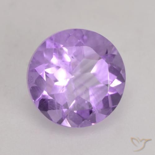 1.22克拉天然紫水晶，圆形的，VS