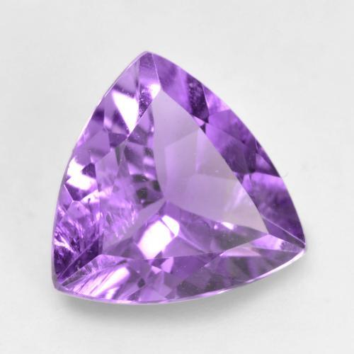 1.33克拉天然紫罗兰色紫水晶，三角形，8.3×8.2毫米，VVS-VS