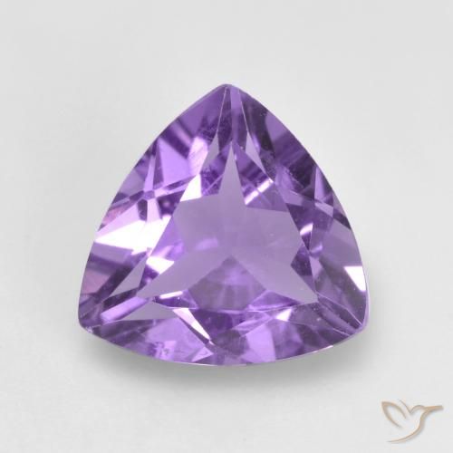 1.39ct 天然 中紫 紫水晶, 胖三角形, VVS-VS