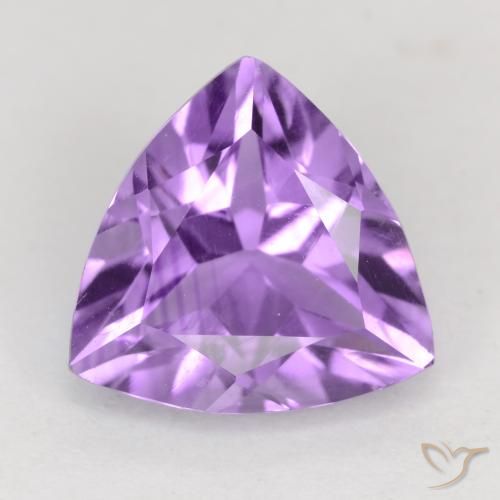 2.14克拉天然紫水晶，胖三角形，VVS-VS