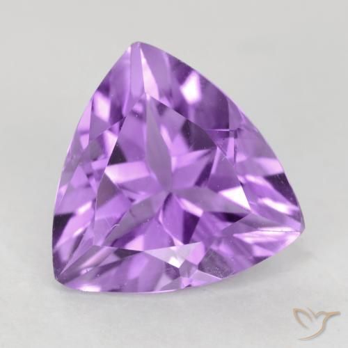 1.99ct 天然 深紫罗兰 紫水晶, 胖三角形, VVS-VS