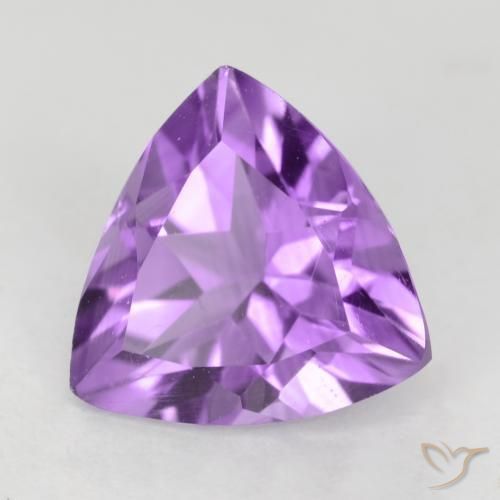 1.99克拉天然紫水晶，胖三角形，VVS-VS
