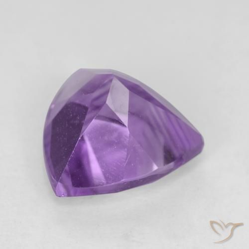 2.30克拉天然紫水晶，胖三角形，VVS-VS