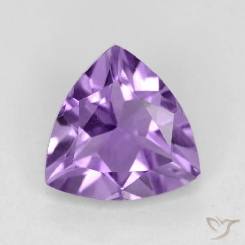 1.93ct 天然 深紫罗兰色 紫水晶, 胖三角形, VVS-VS