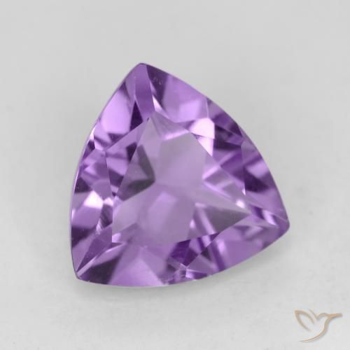 1.93克拉天然紫水晶，胖三角形，VVS-VS