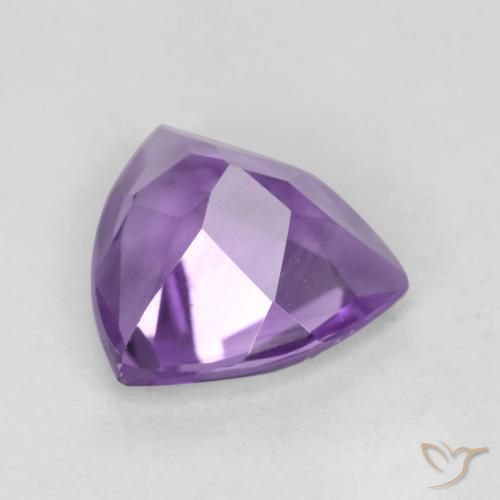 1.93克拉天然紫水晶，胖三角形，VVS-VS