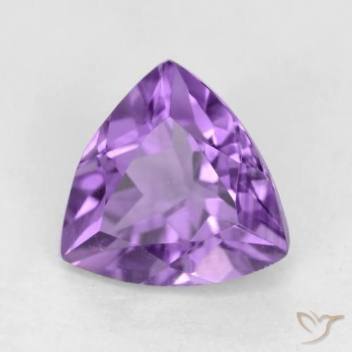 2.33克拉天然紫水晶，胖三角形，VVS-VS