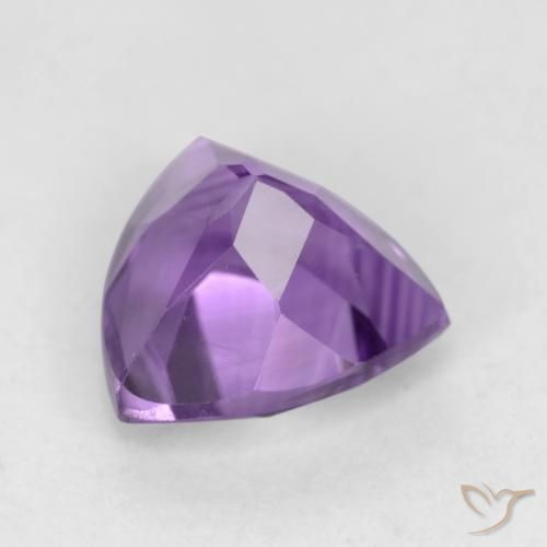 2.33克拉天然紫水晶，胖三角形，VVS-VS