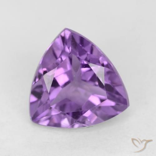 2.34ct 天然 中紫 紫水晶, 胖三角形, VVS-VS