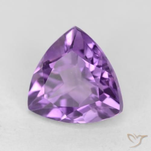 2.34克拉天然紫水晶，胖三角形，VVS-VS