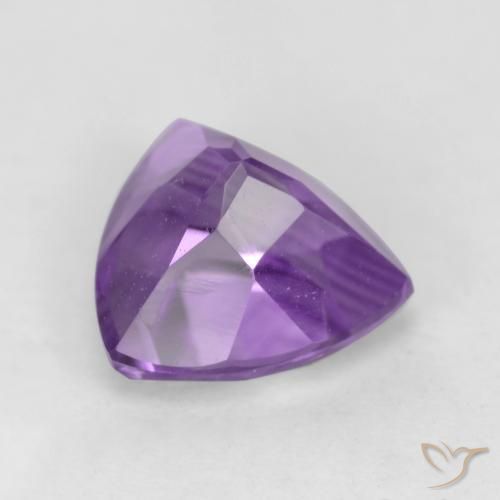 2.34克拉天然紫水晶，胖三角形，VVS-VS