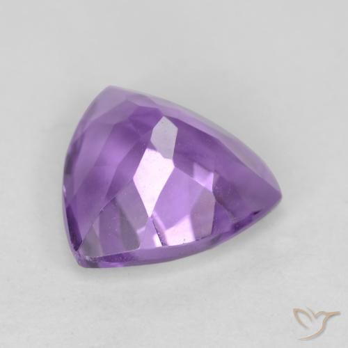2.19克拉天然紫水晶，胖三角形，VVS-VS